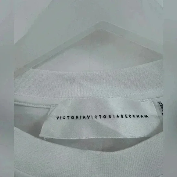 Victoria Victoria Beckham White Twist Armhole Tank - Picture 2 of 7